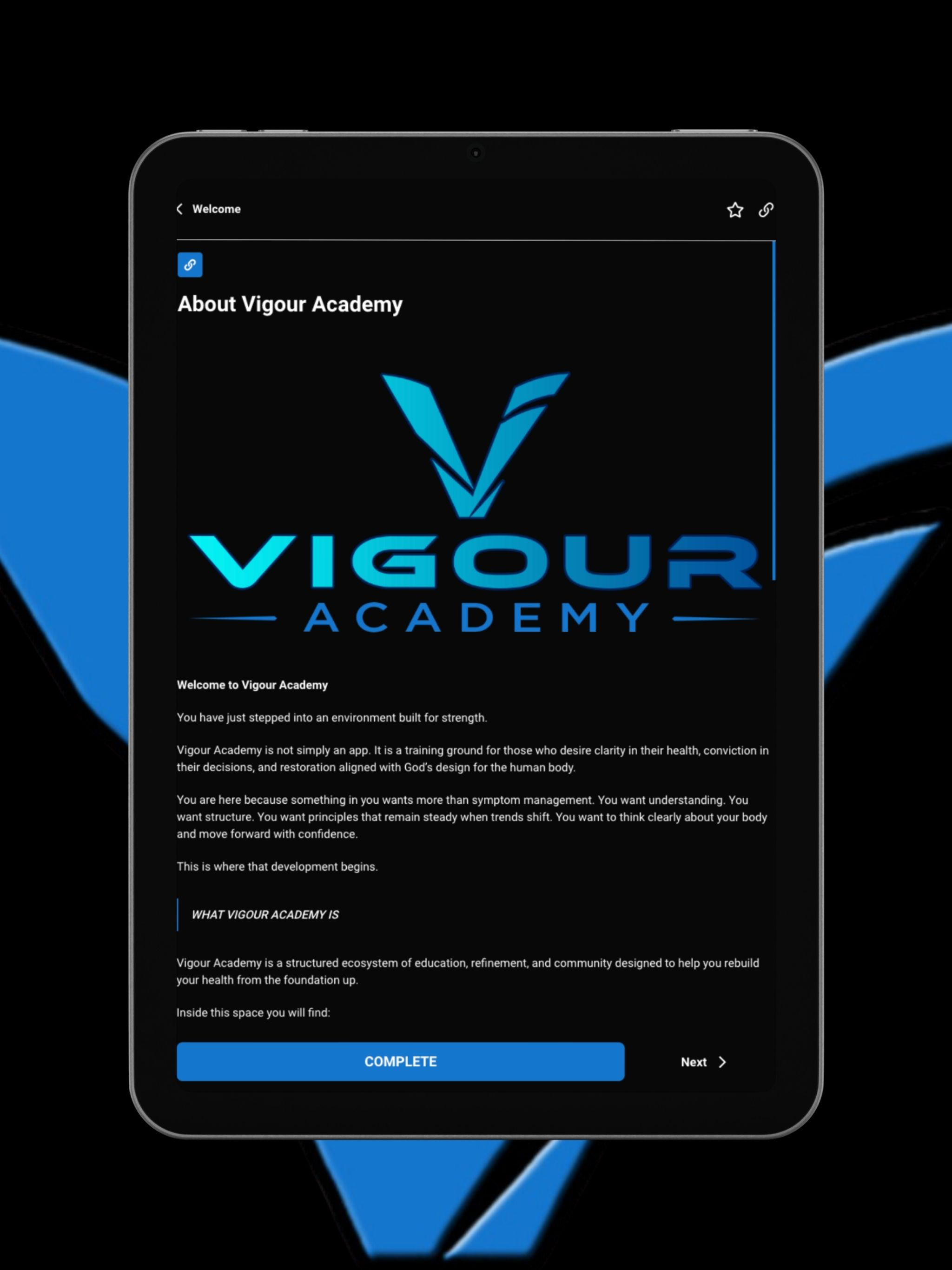 Vigour Academy screenshot 9