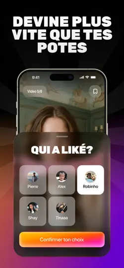 Capture d'écran de WhoLiked? – Le Jeu Des Likes sur iPhone 3
