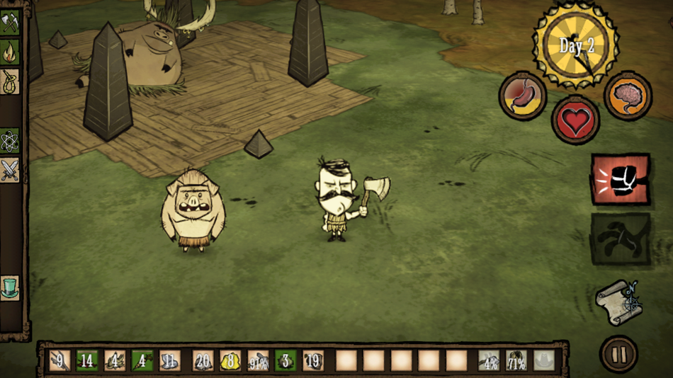 #2. Don't Starve: Pocket Edition+ (iOS) 由: Klei