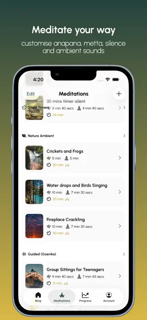 Metta - Vipassana Meditation screenshot 3