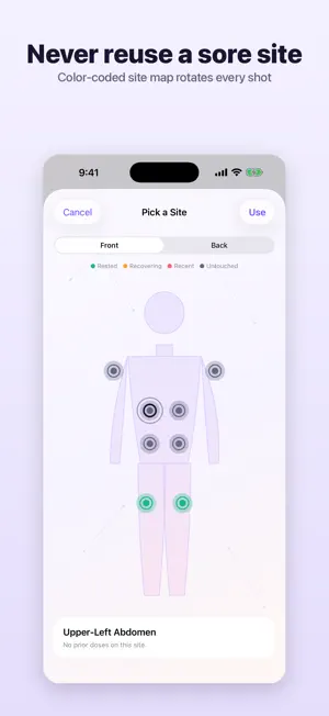 PeptideCore: Shot & Stack Log screenshot 1
