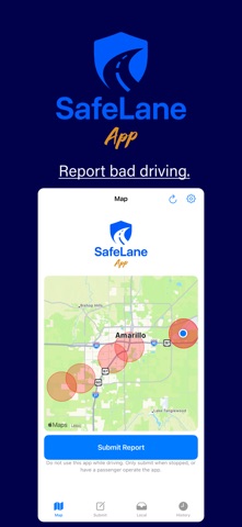 SafeLane App screenshot