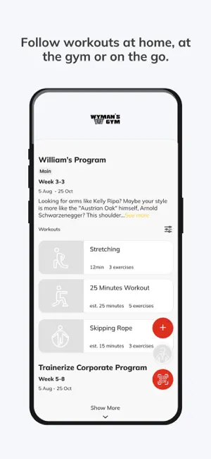 Wyman's Gym screenshot 3