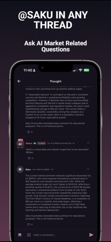 SakuStocks: AI Stock Tracker Screenshot 4 of 8
