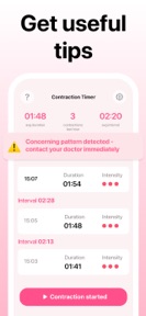 Contraction Timer - Leleka screenshot