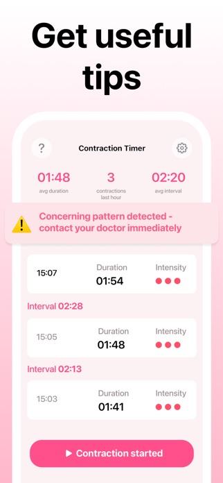 Contraction Timer - Leleka Screenshot 5 of 9