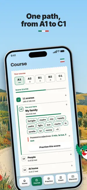 Italio: Learn Italian, CILS B1 screenshot 3