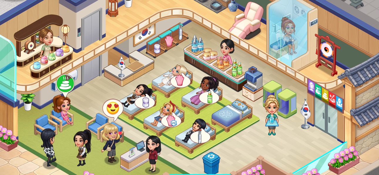 Happy Spa: Beauty Salon Game iOS Mod IPA screenshot 10 - iOS game interface