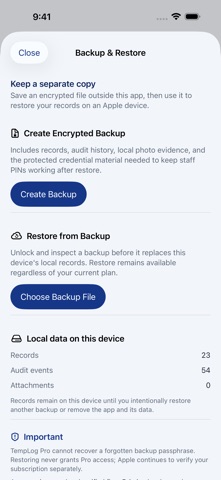TempLog Pro Screenshot 8 of 8