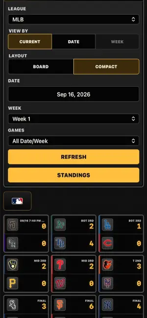 League Scoreboard screenshot 4