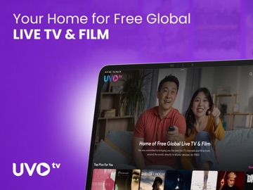 UVOtv: Global Live TV & Film iPad screenshot 1