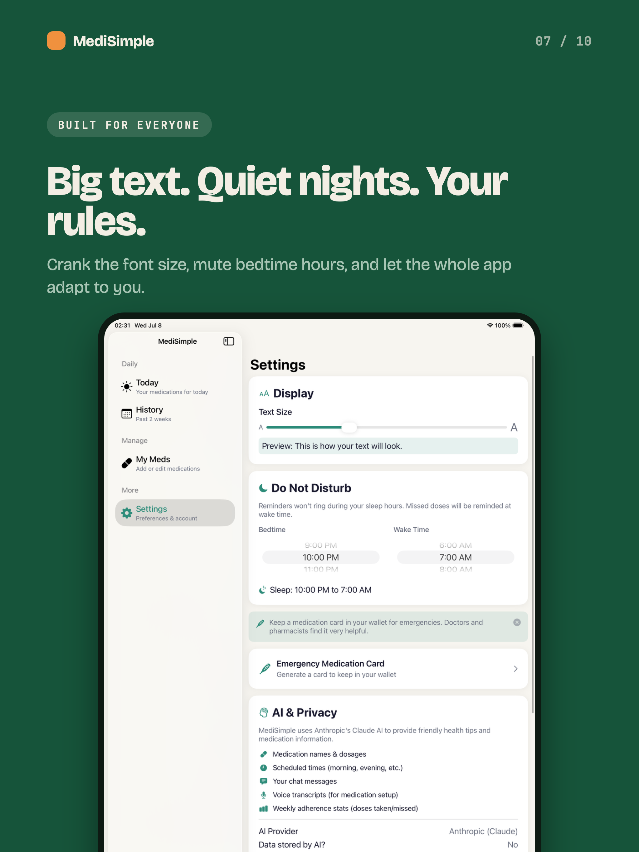 Pill Reminder : MediSimple screenshot 17