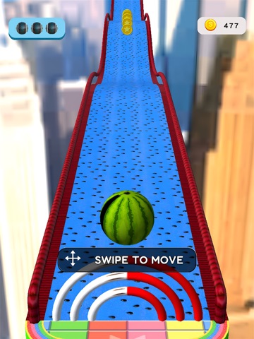 Super Sky Rolling Ball Game iPad screenshot