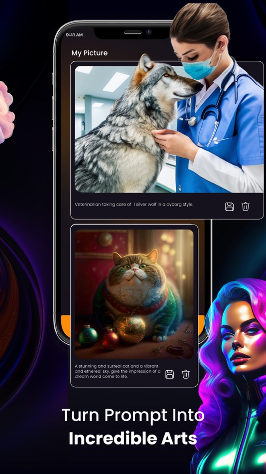 #2. Dall E: AI Art Generator (iOS) 由: Bich Van Tran Dang
