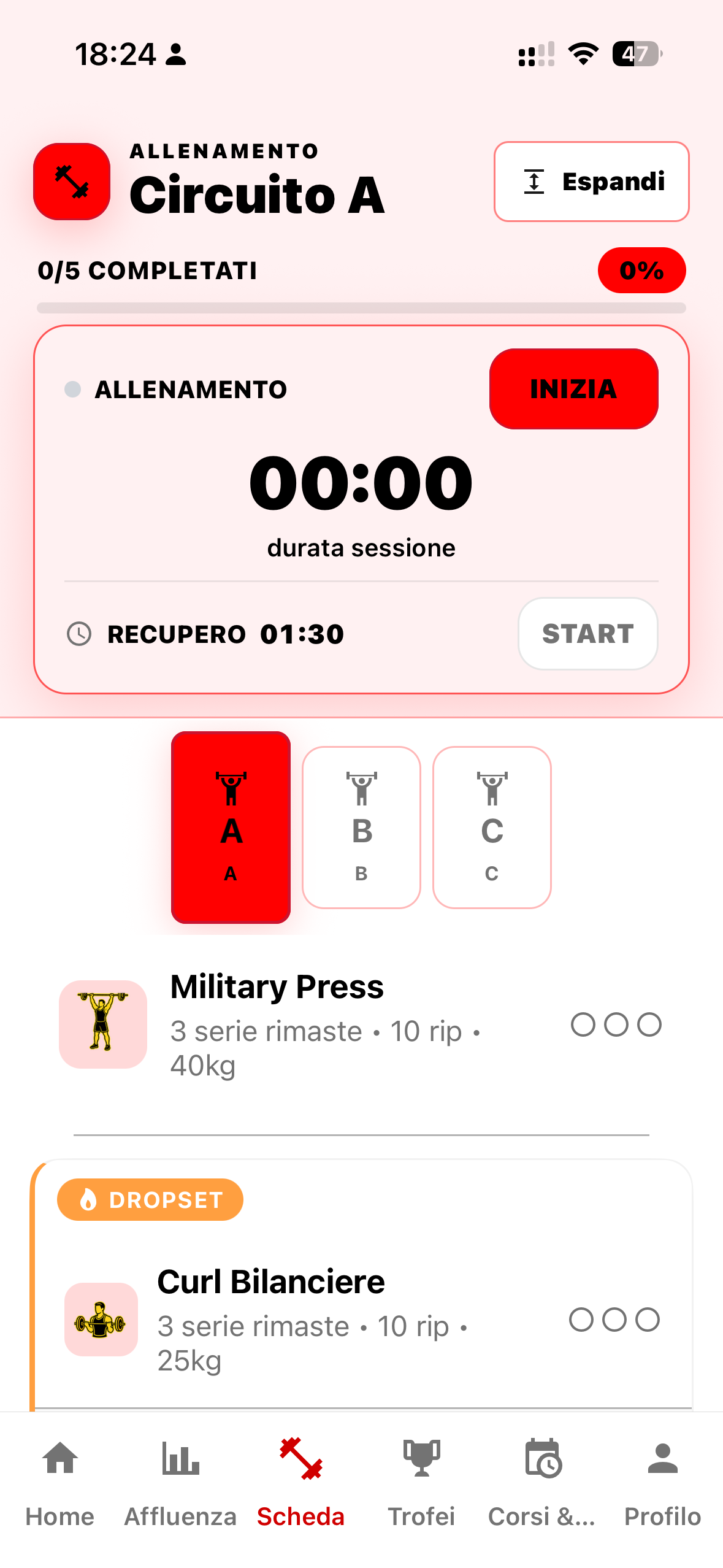 Iron Gym - App screenshot 5