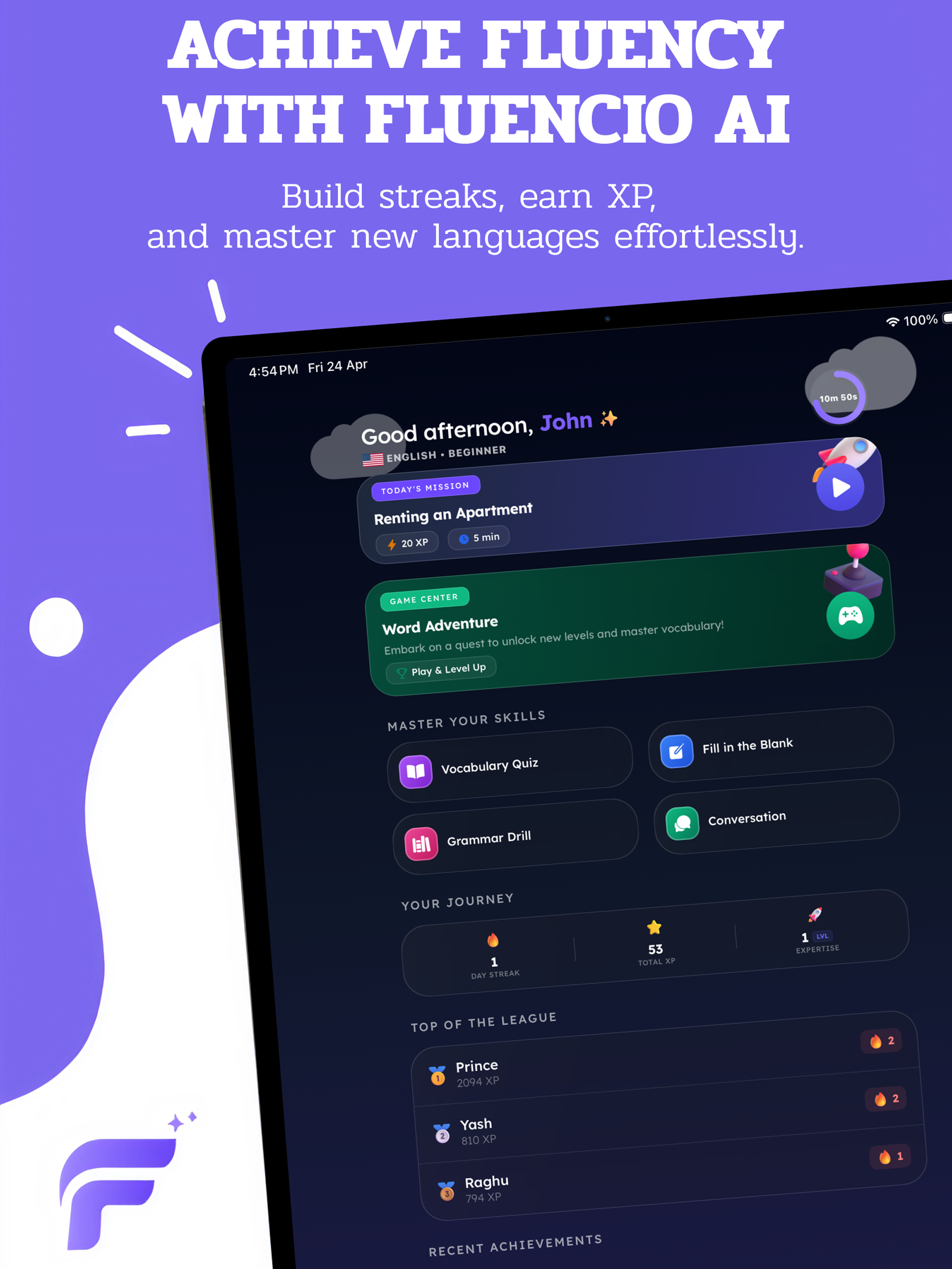 Fluencio: AI Language Learning