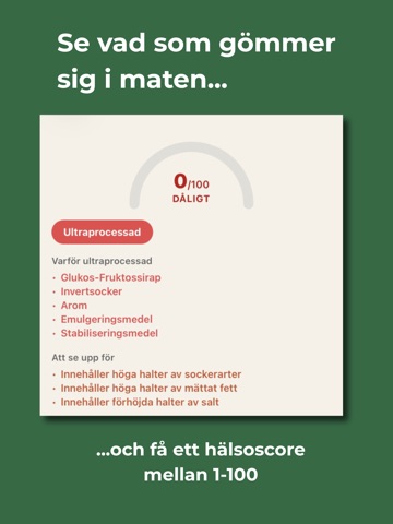 Sundo – Streckkod & Tillsatser iPad screenshot 1