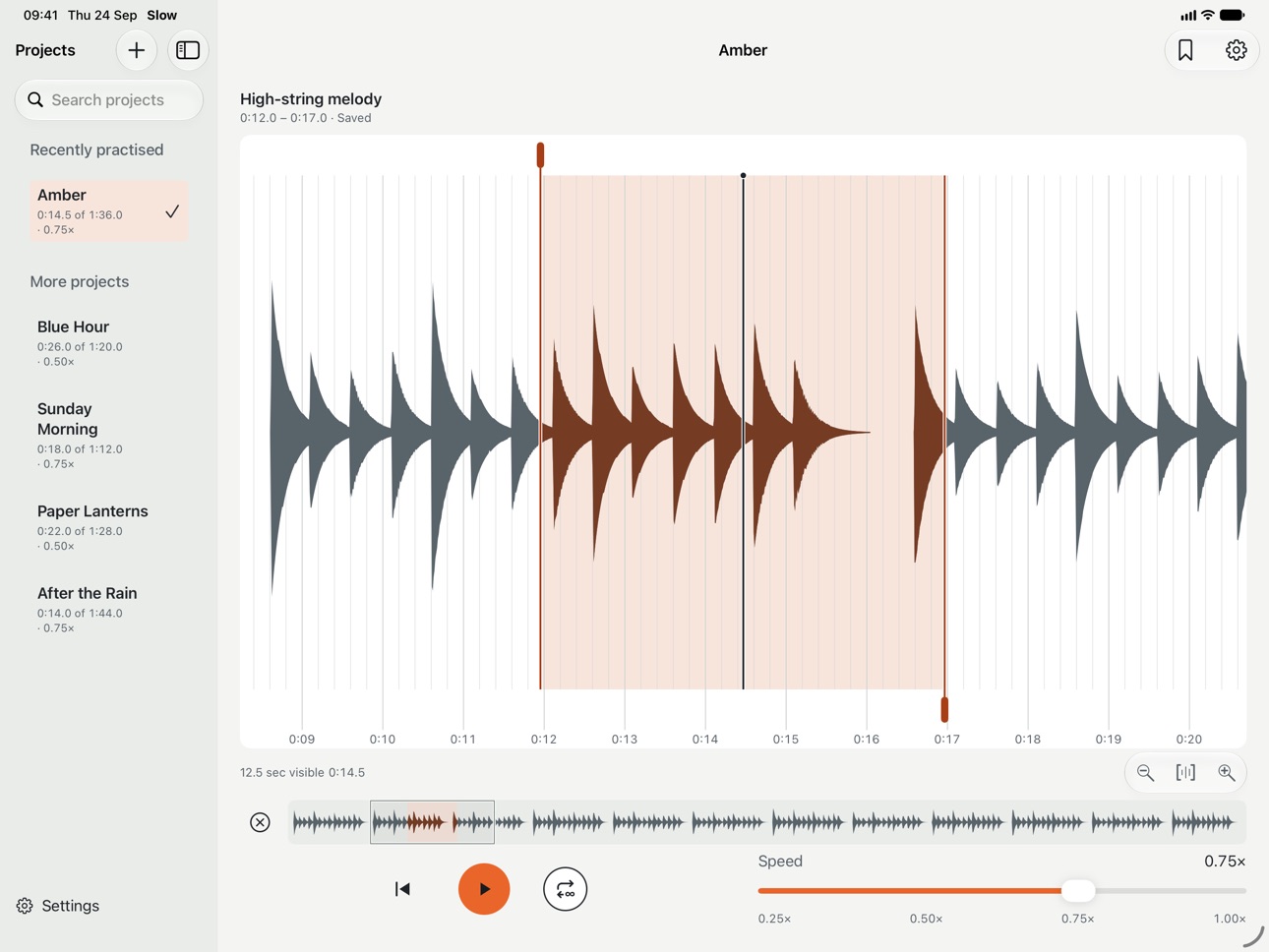 Screenshot 6 of Slow: Learn by Ear