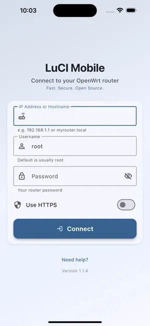 LuCI Mobile screenshot 2