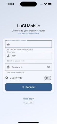 LuCI Mobile Screenshot 2 of 7