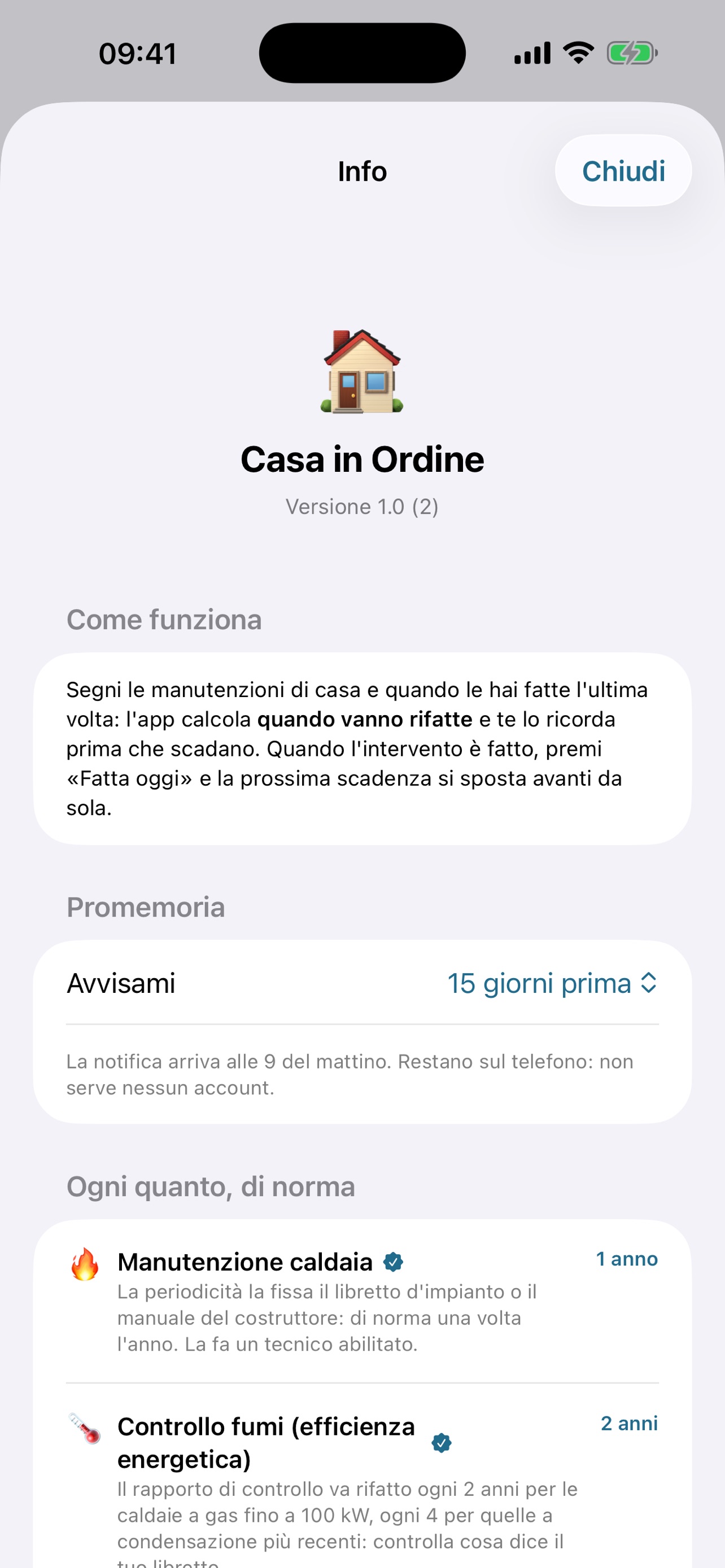 Screenshot 1 of Casa in ordine