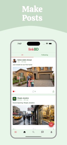 linkBD iPhone screenshot