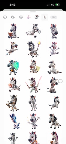 Zap斑马贴纸 screenshot