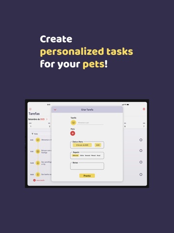 Aumigo - Pet Care & Routine iPad screenshot
