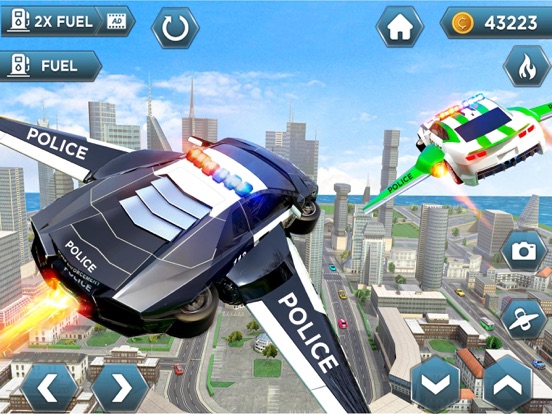 Flying Car: Police Car Games