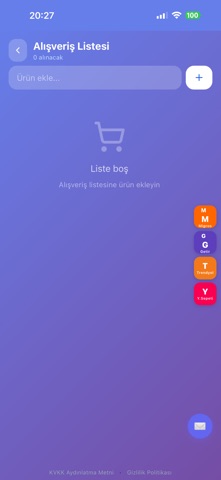 Buzdolabım App screenshot