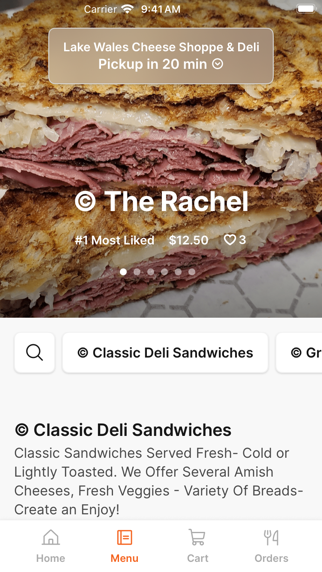 Lake Wales Cheese Shoppe To Go iPhone screenshot 2 - Food & Drink app