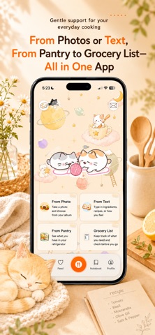 AI Recipe Planner - Harapeko iPhone screenshot