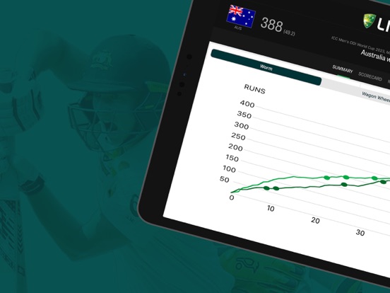 Cricket Australia Live iPad screenshot 7 - Sports app
