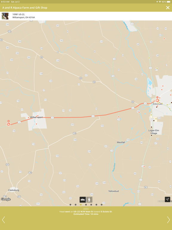 Discover Pickaway iPad screenshot 10 - Travel app