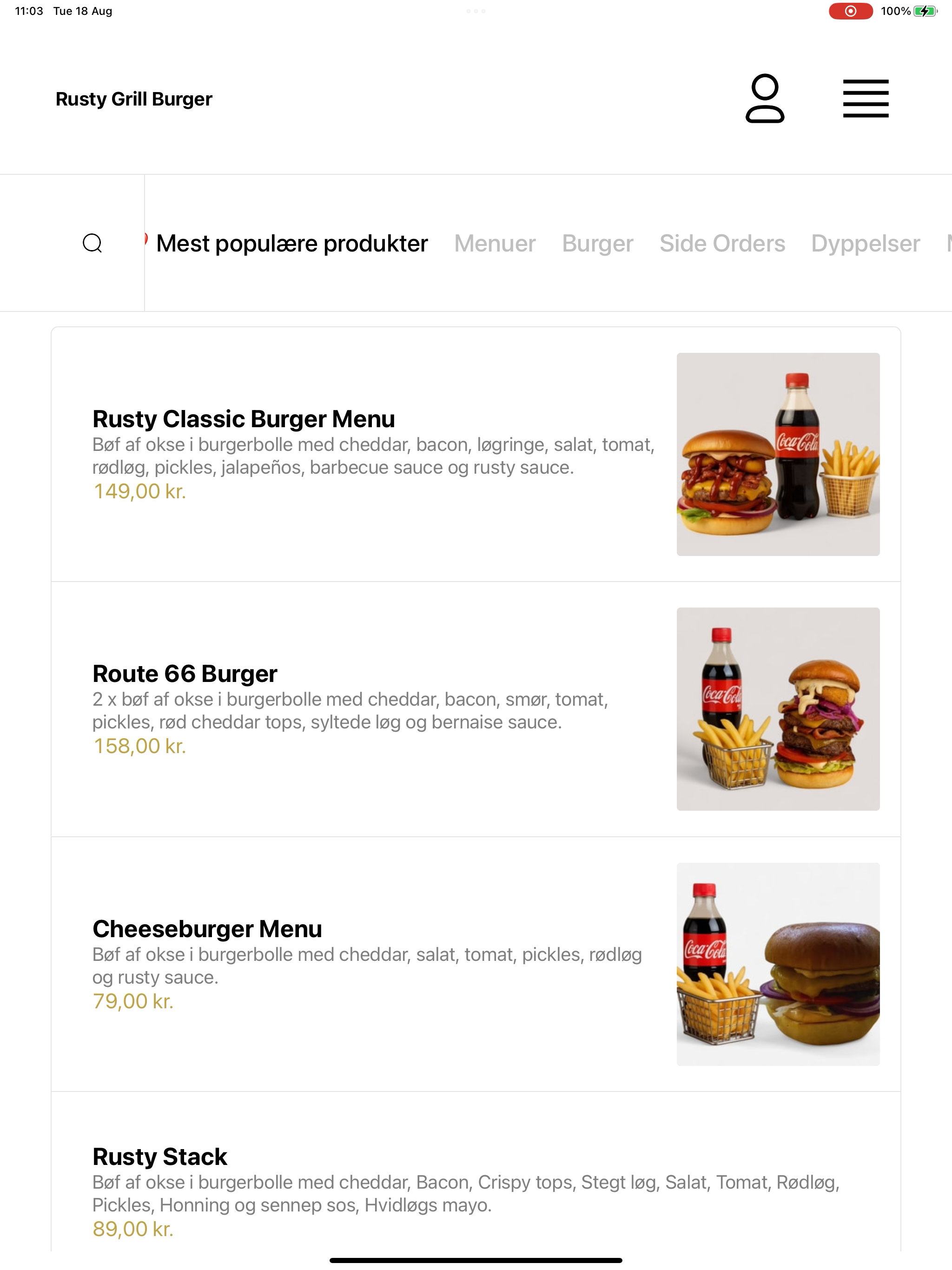 Rusty Grill Burger screenshot 13