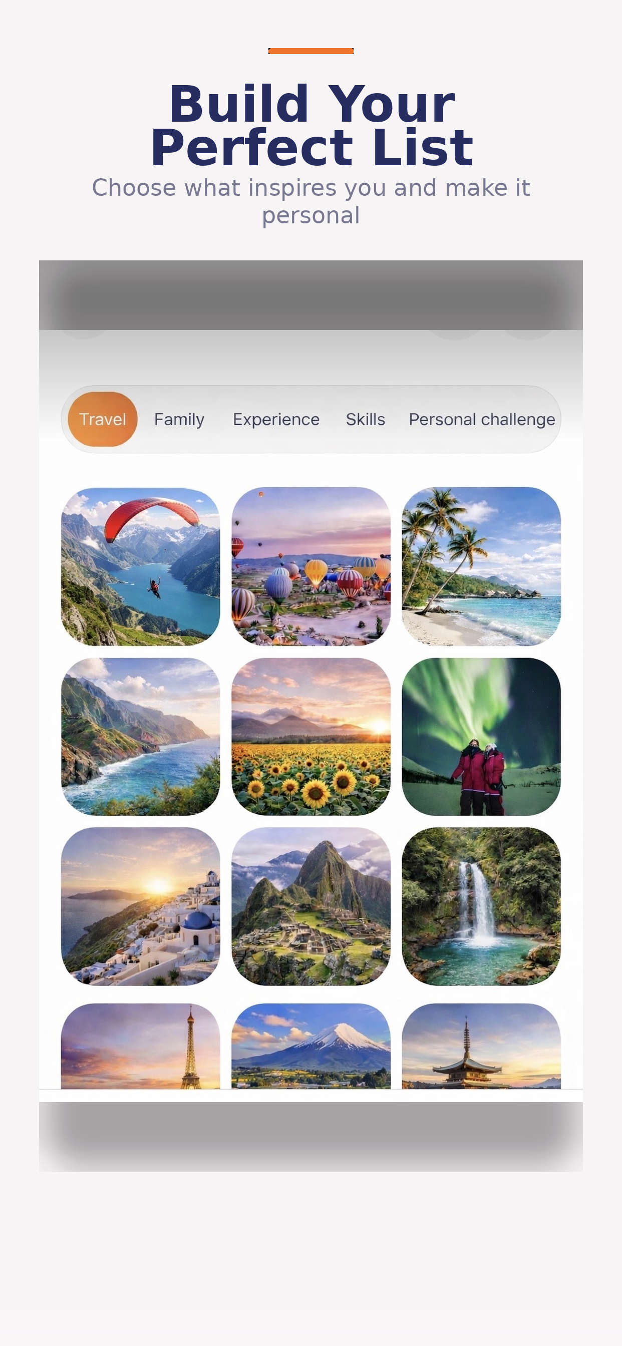Zabing AI-Powered Bucket Lists screenshot 5
