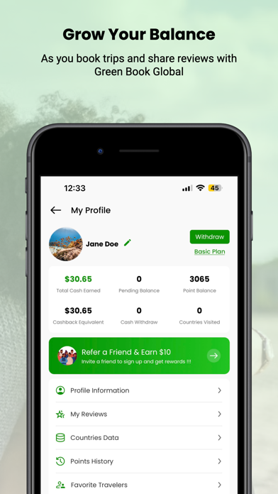 Green Book Global: Trip Safety Screenshot
