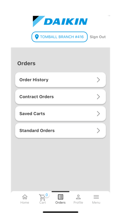 Daikin Connect Dealer Screenshot