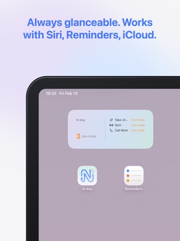 N-day: Recurring Task Tracker iPad screenshot