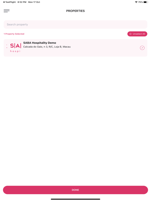 Screenshot #5 pour SABA Hospitality