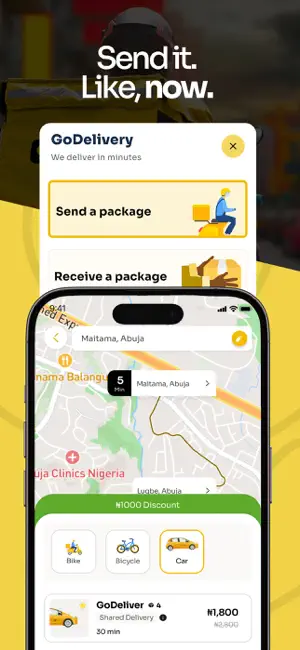 GoApp - Delivery, Rides & Food screenshot 4