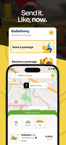 GoApp - Delivery, Rides & Food Screenshot 4 of 7
