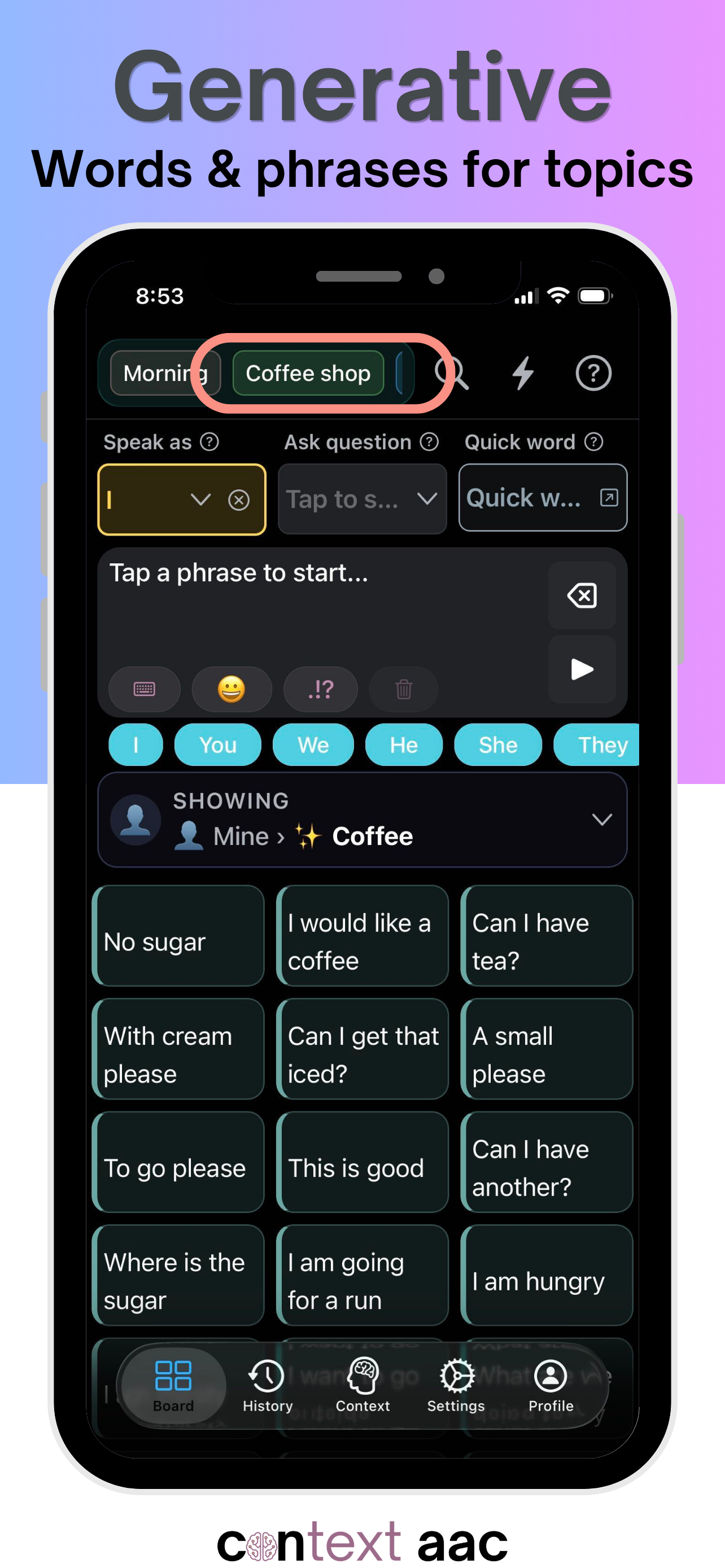 Context AAC screenshot 6