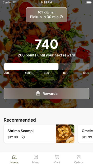 101 Kitchen iPhone screenshot 1 - Food & Drink app