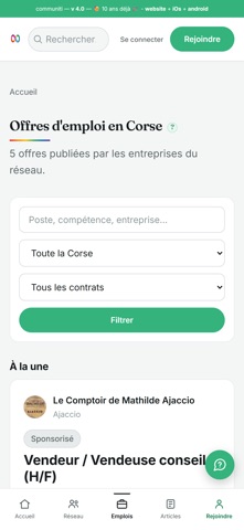 Communiti iPhone screenshot
