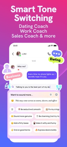 CharmKey: AI Rizz Keyboard iPhone screenshot