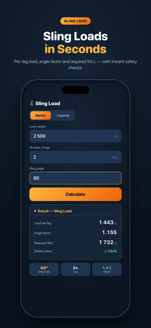 RigCalcPro: Rigging Calculator screenshot 2
