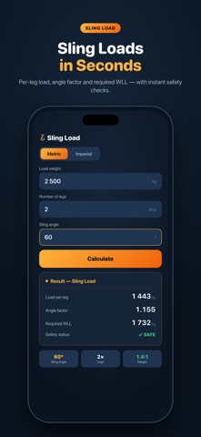 RigCalcPro: Rigging Calculator Screenshot 2 of 6