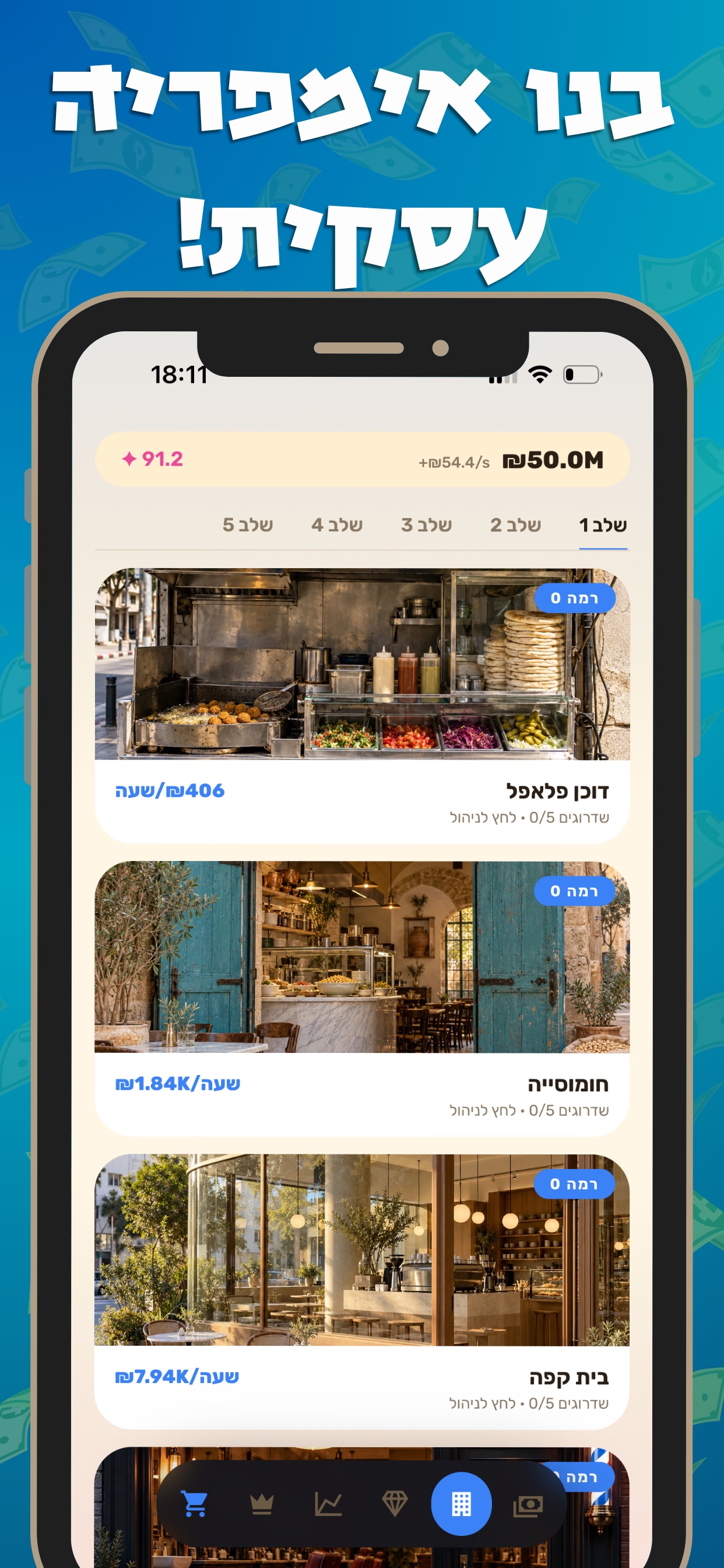 Screenshot 2 of אימפריה - משחק טייקון ישראלי