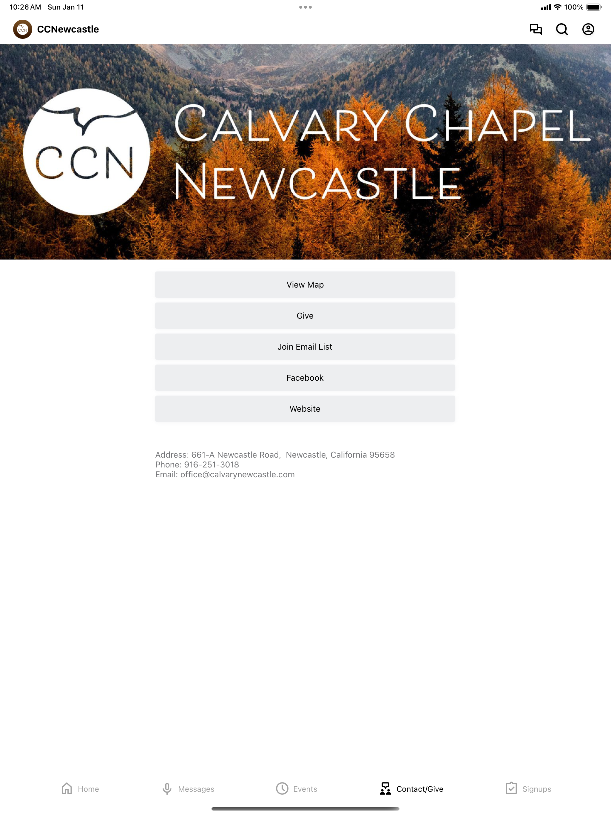 Calvary Chapel Newcastle screenshot 9